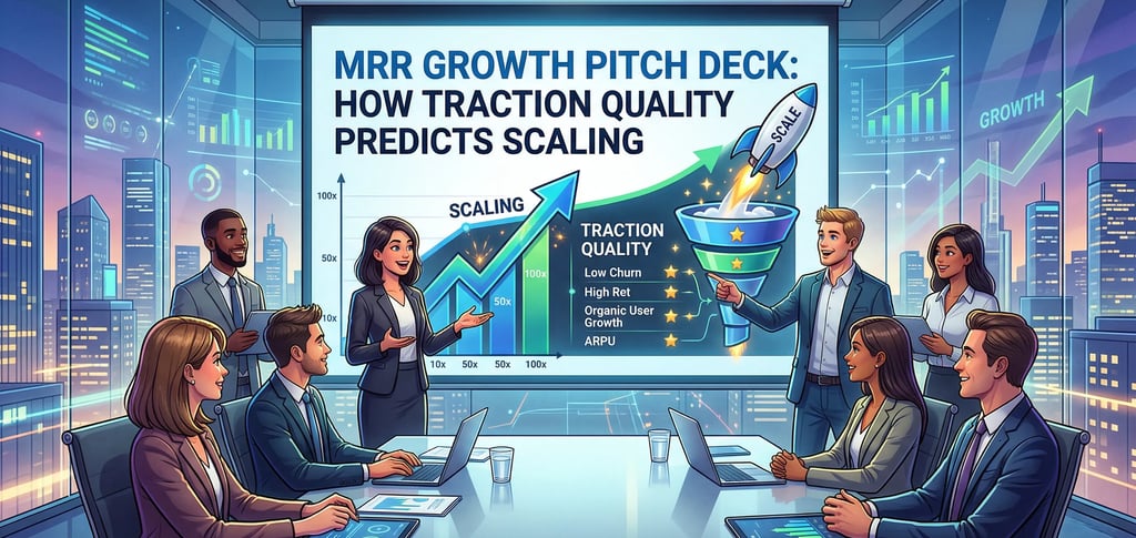 MRR Growth Pitch Deck: How Traction Quality Predicts Scaling
