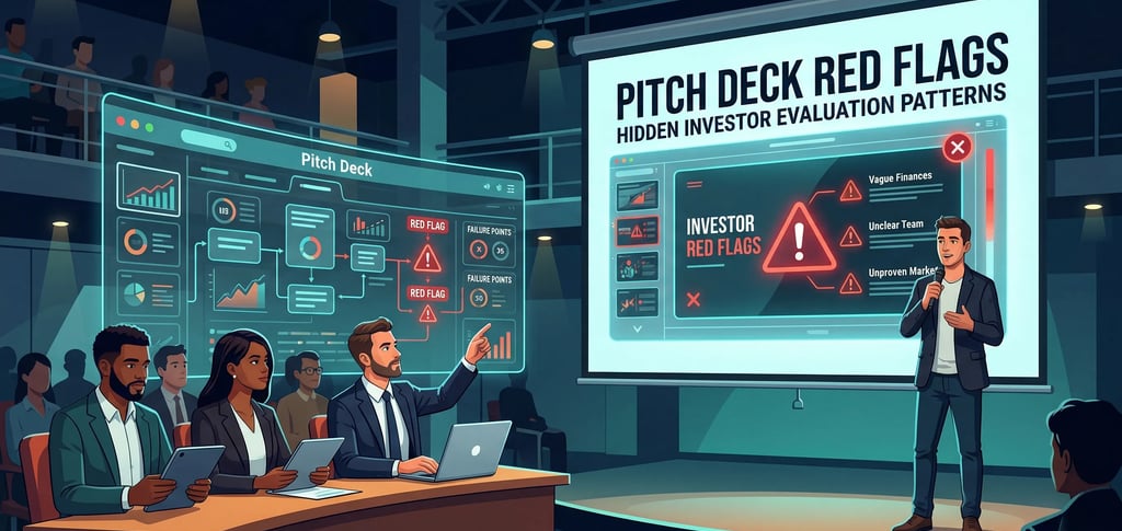 Pitch Deck Red Flags: Hidden Investor Evaluation Patterns