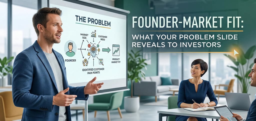 Founder-Market Fit: What Your Problem Slide Reveals to Investors