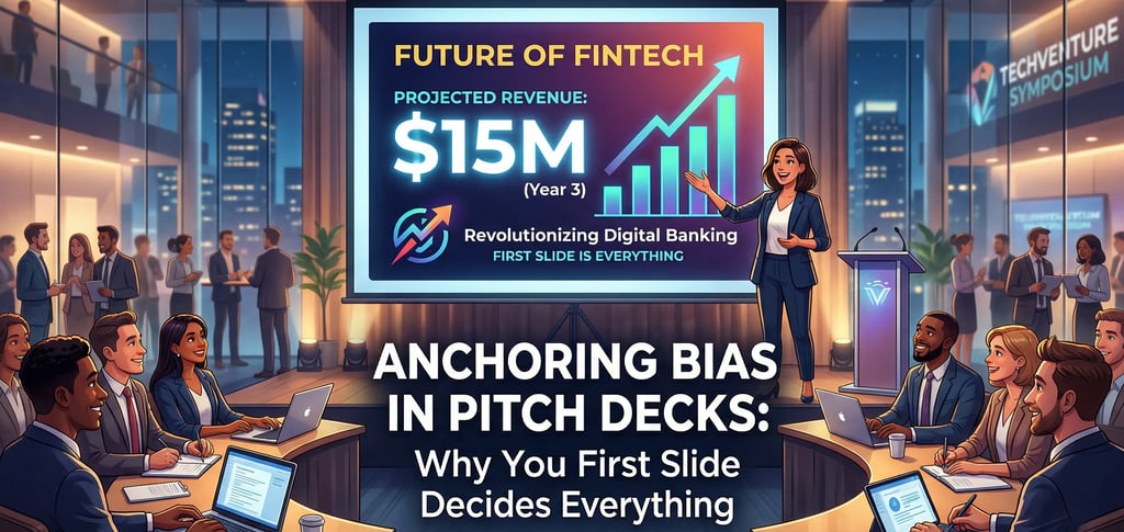 Anchoring Bias in Pitch Decks: Why Your First Slide Decides Everything