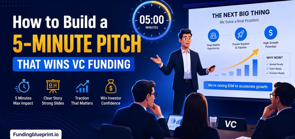 How to Build a 5-Minute Pitch That Wins VC Funding