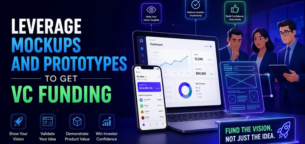 Leverage Mockups and Prototypes to Get VC Funding