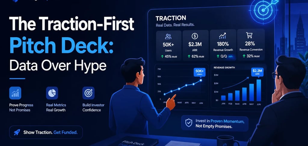 The Traction-First Pitch Deck Data Over Hype