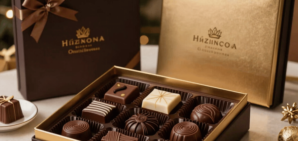 chocolatier entreprise, cadeaux clients fin année, coffret chocolat professionnel, chocolat artisan