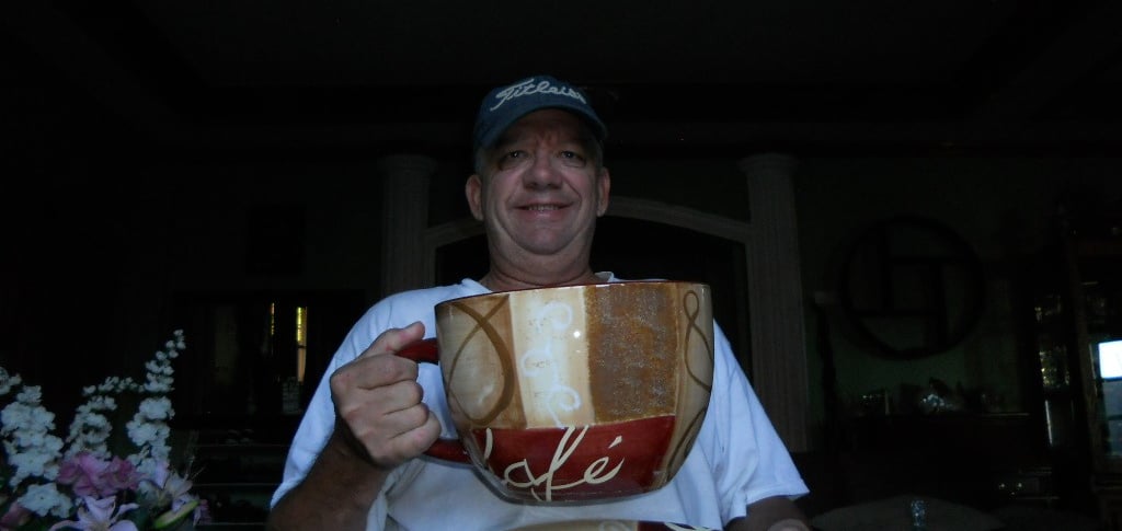 Drinking coffee in the Philippines