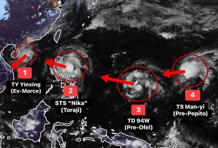 typhoon season in the western pacific