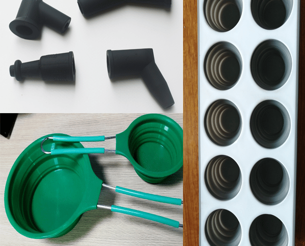 Silicone parts of silicone compression Moulds