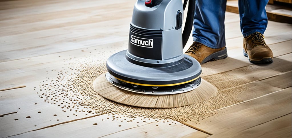 Sanding Sealing and Varnishing Hardwood Flooring Refurbishment