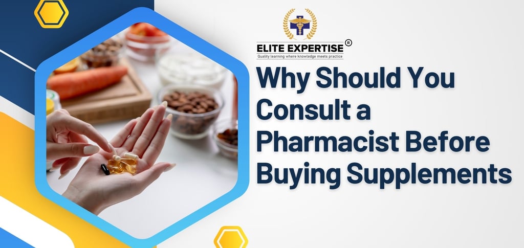 Why should you consult a pharmacist?
