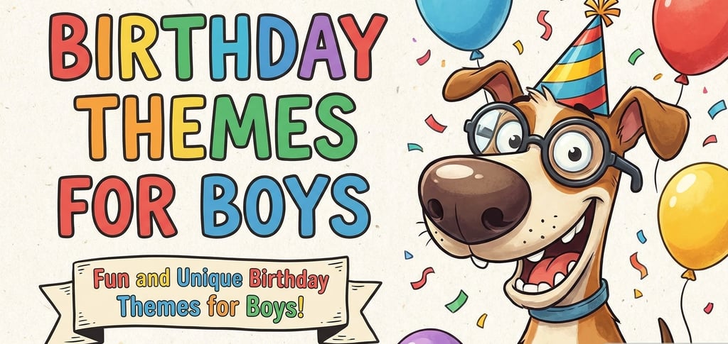 Birthday Themes for Boys