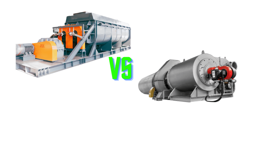 Comparison between paddle dryer and rotary dryer working principles