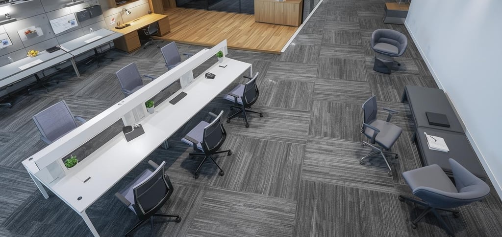 Modern Office Furniture & Commercial Flooring in Dubai | Royal Real Touch Upgrade your workspace