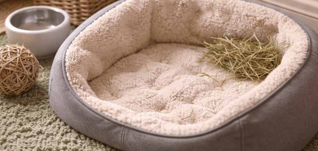 Image of bunny living space without bunny