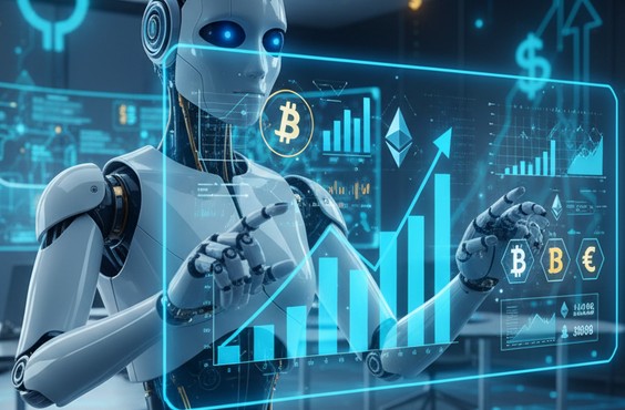 “Portada del artículo sobre cómo ganar dinero con inteligencia artificial en 2025”.