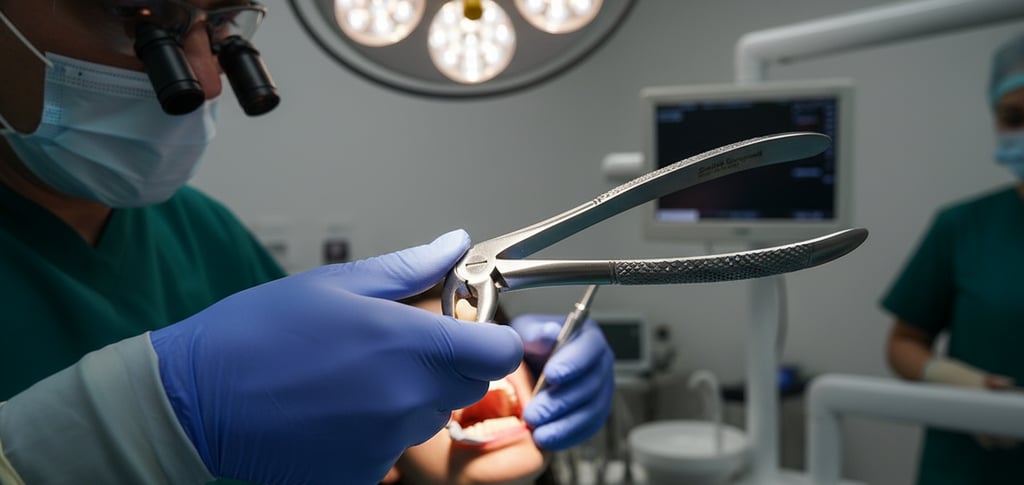 Découvrez les forceps d'extraction dentaire haut de gamme conçus avec une prise en main précise, un 