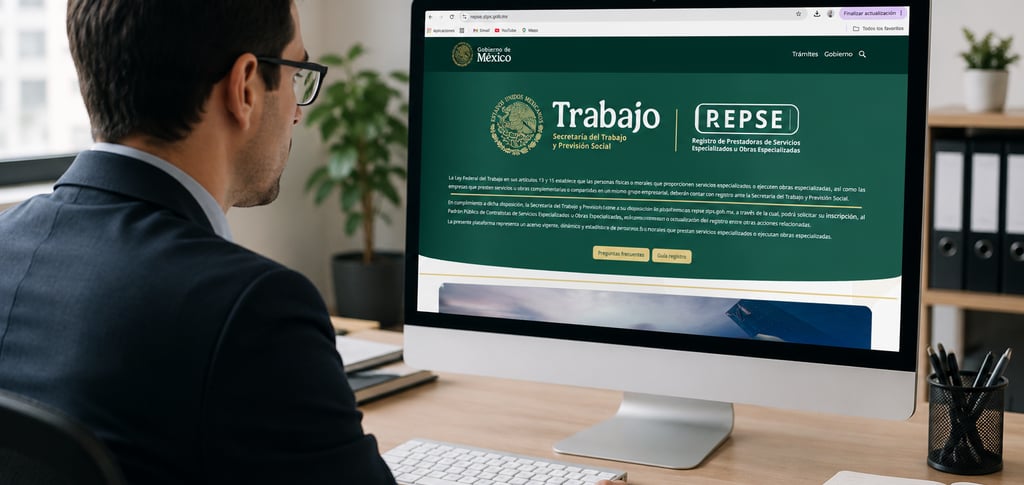 Cómo consultar el padrón público del REPSE