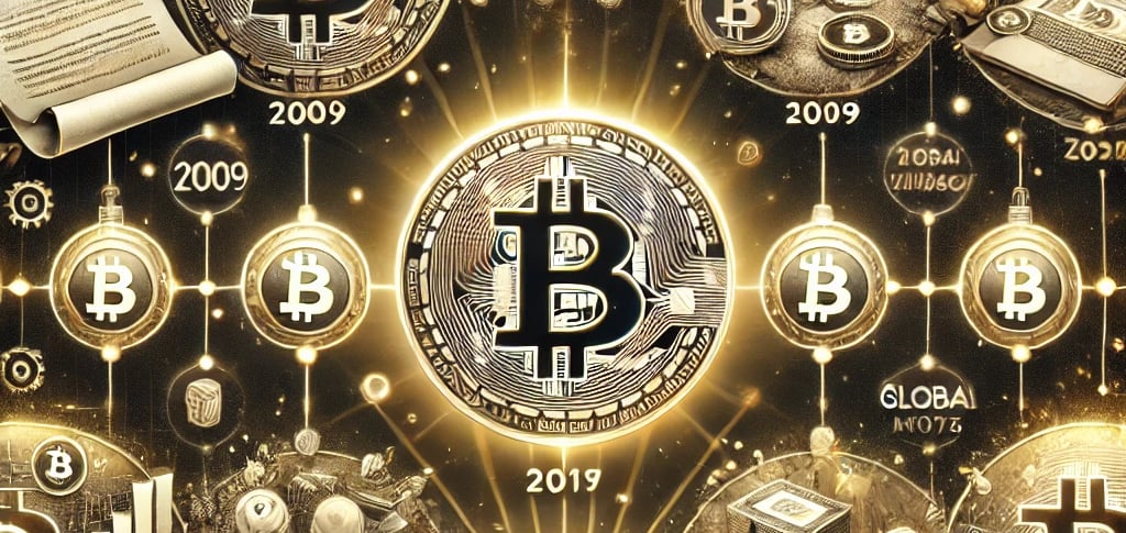 a bunch of bitcoins