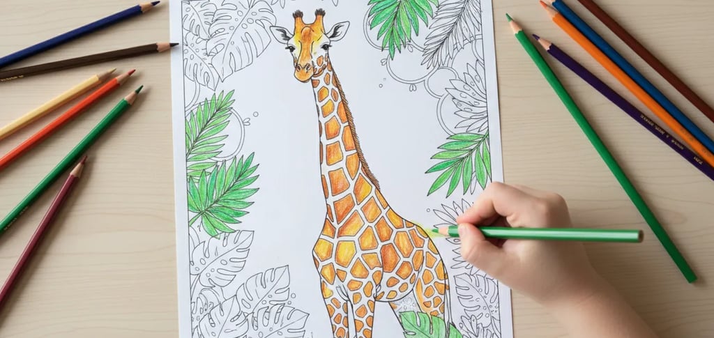 Livro de Colorir Infantil para Crianças em PDF para Imprimir | Atividades terapêuticas para Crianças