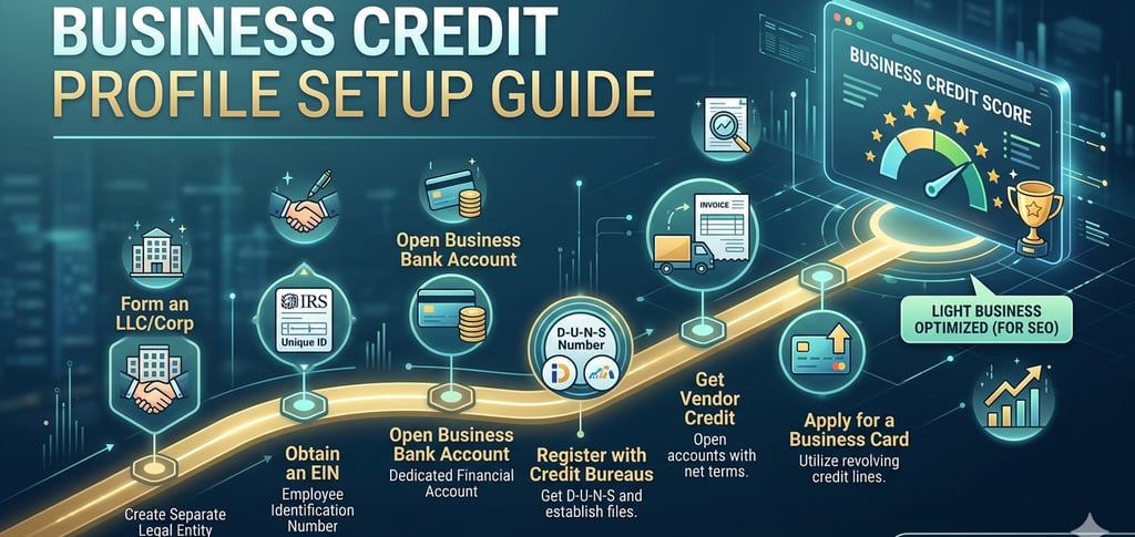 Business Credit Profile Setup Guide for Small Business Owners