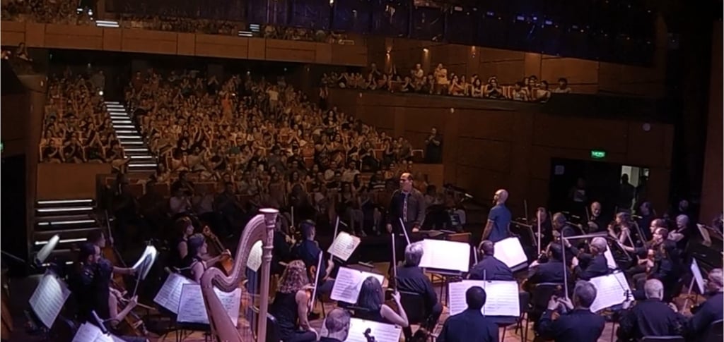 David De Mata with the UNCuyo Symphony Orchestra