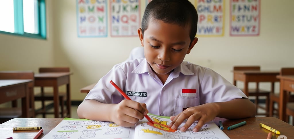 anak sd Indonesia