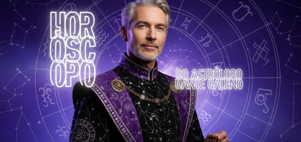 horóscopo do dia com o astrólogo dante galeno