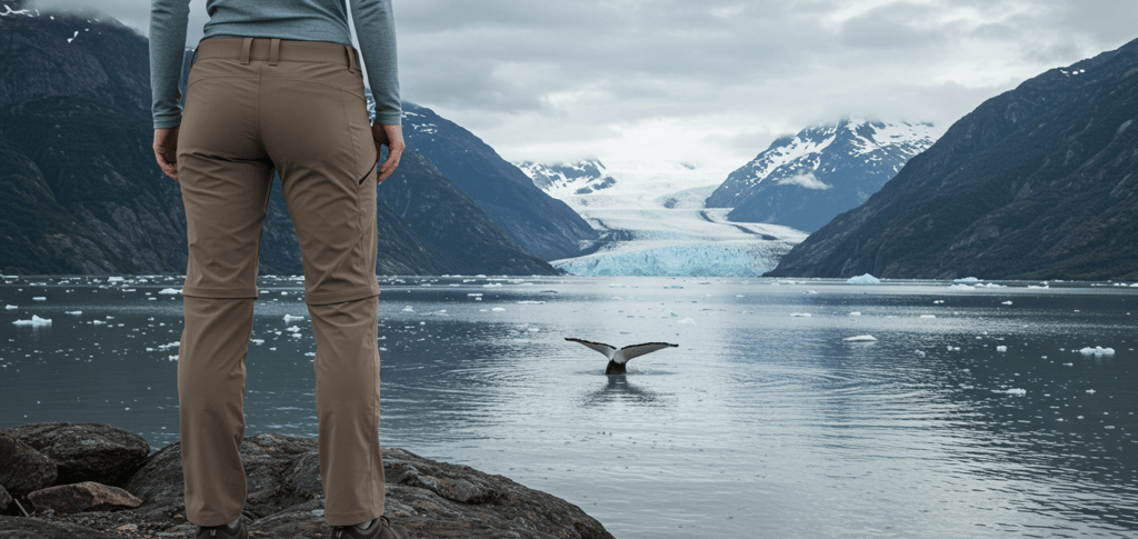 Best adaptable travel clothes for a Juneau Alaska coolcation in 2025, perfect for glacier viewing