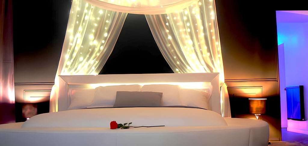 love room proche de RENNES avec son lit rond
