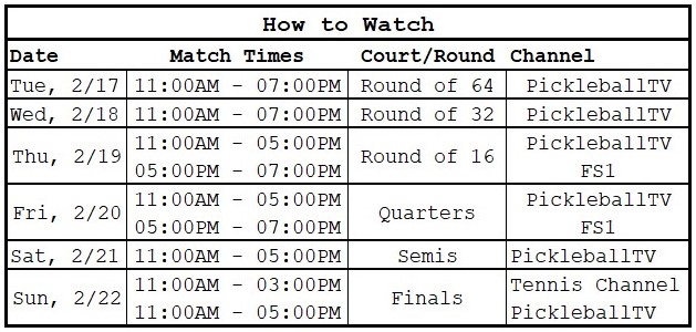 PPA Mesa Cup | How to Watch