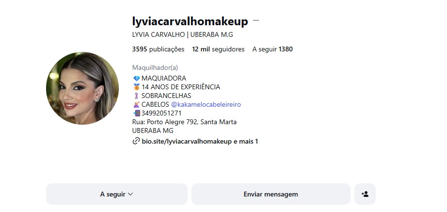 Lyvia carvalho maquiadora uberaba