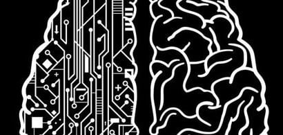 brain image showing the intersection of the digital and human world