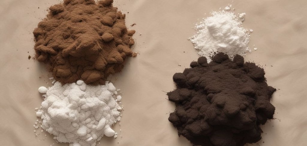 Mejores sustratos para plantas de interior, incluyendo turba, perlita y fibra de coco.