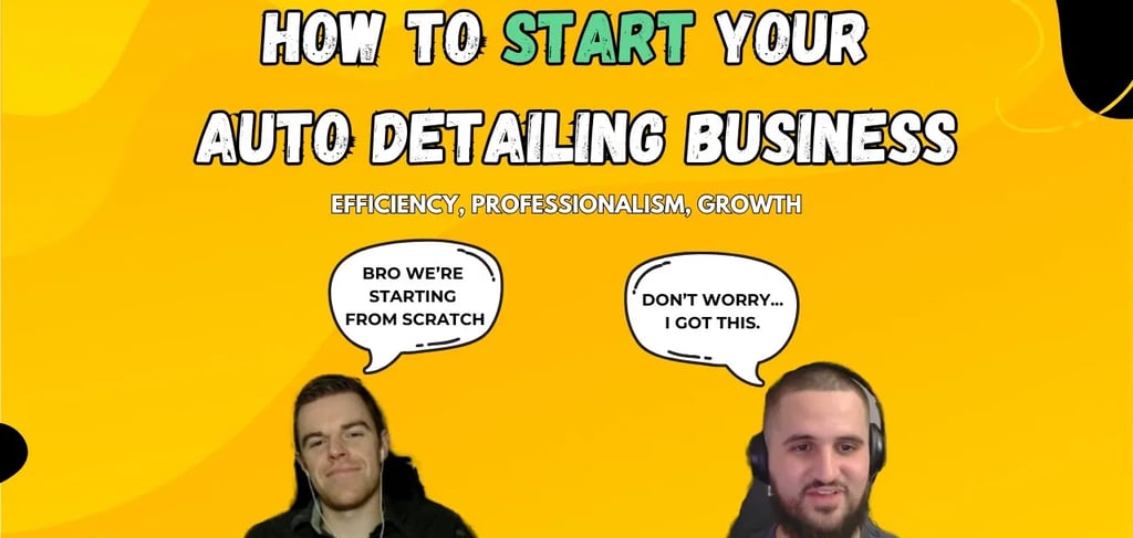 How To Start Your Auto Detailing Business