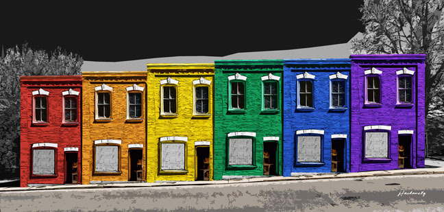 Jelly Bean Rowhouses 2893