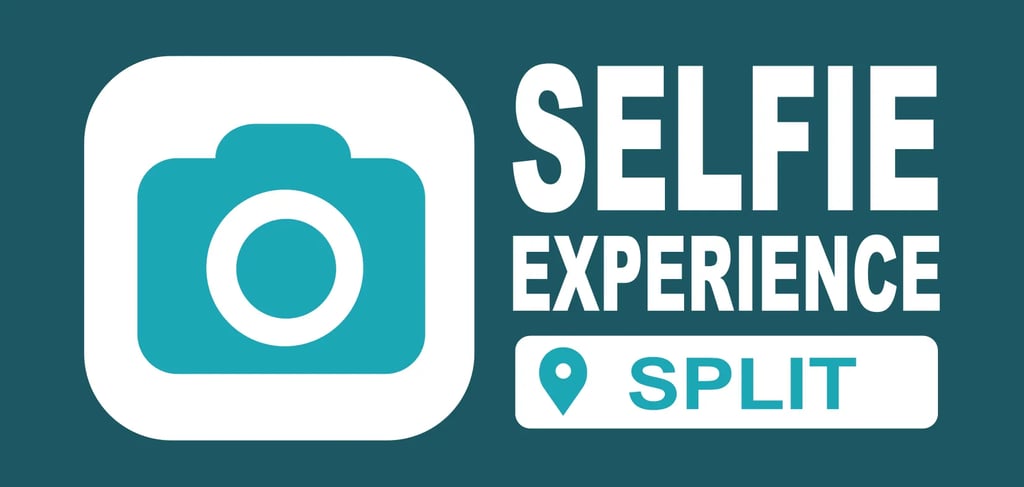 Selfie Experience Split logo – top indoor photo attraction near Diocletian’s Palace in Split Old Town