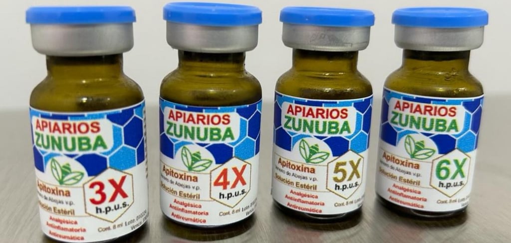 Apitoxina Inyectable Veneo de Abejas Purificado Injectable Bee Venom Apitoxin