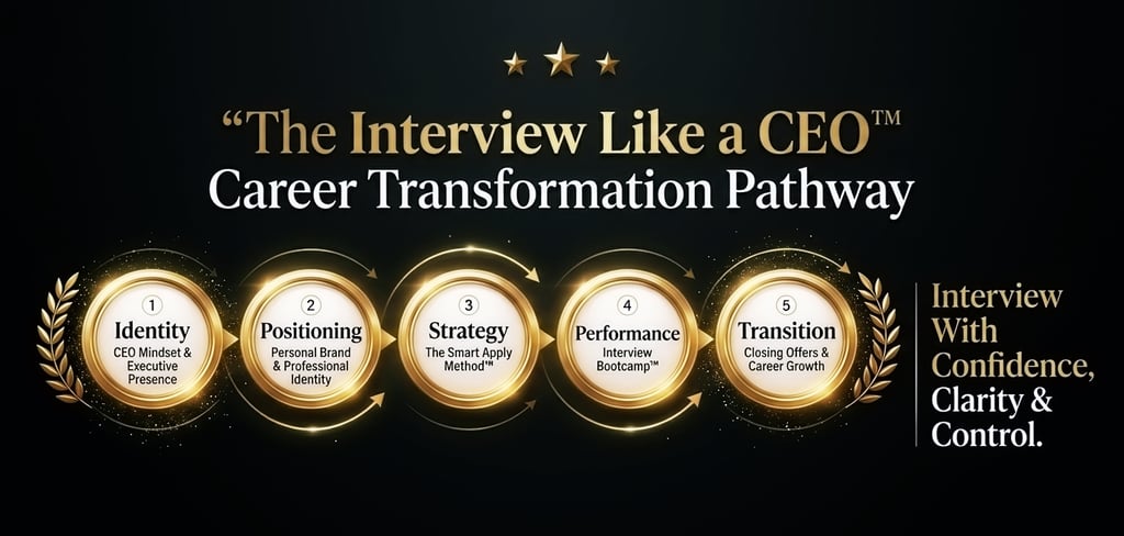 Professional confidently preparing for a career opportunity using the ILACEO™ system.