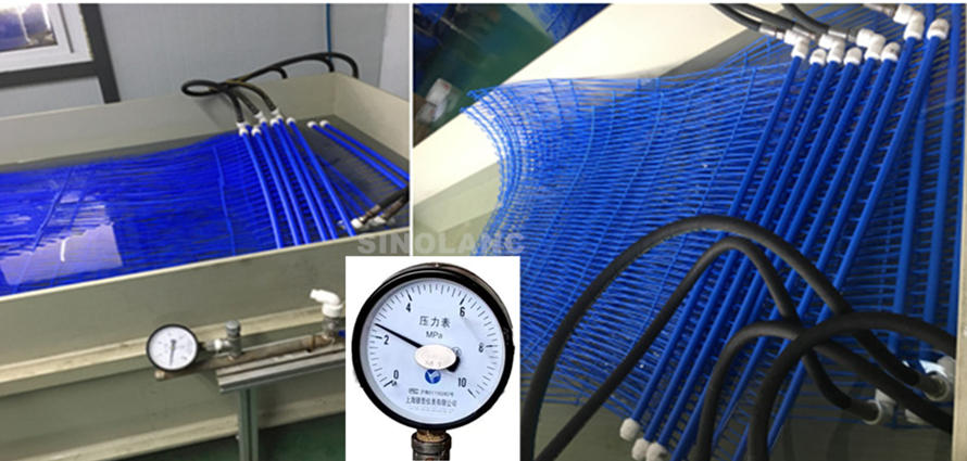 how capillary tube mats take pressure test