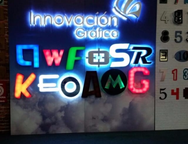 Letras 3D CDMX, letreros para negocios, letras de aluminio, logotipos en acrílico, letreros de MDF, 