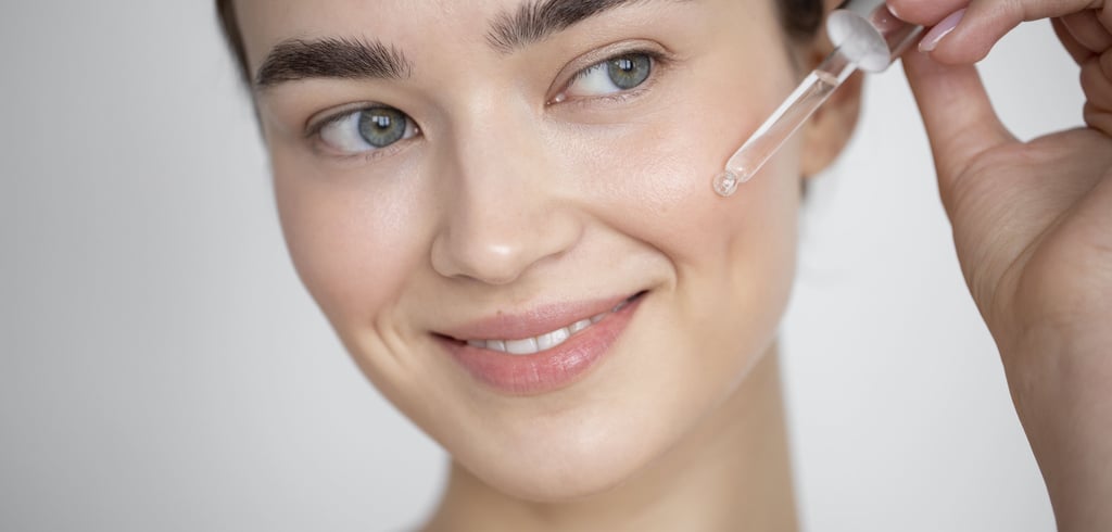 using vitamin c product. credit:freepik