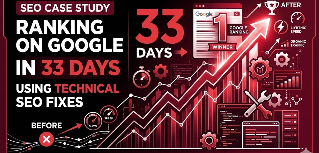 How I Ranked My Website on Google in 33 Days Using ChatGPT