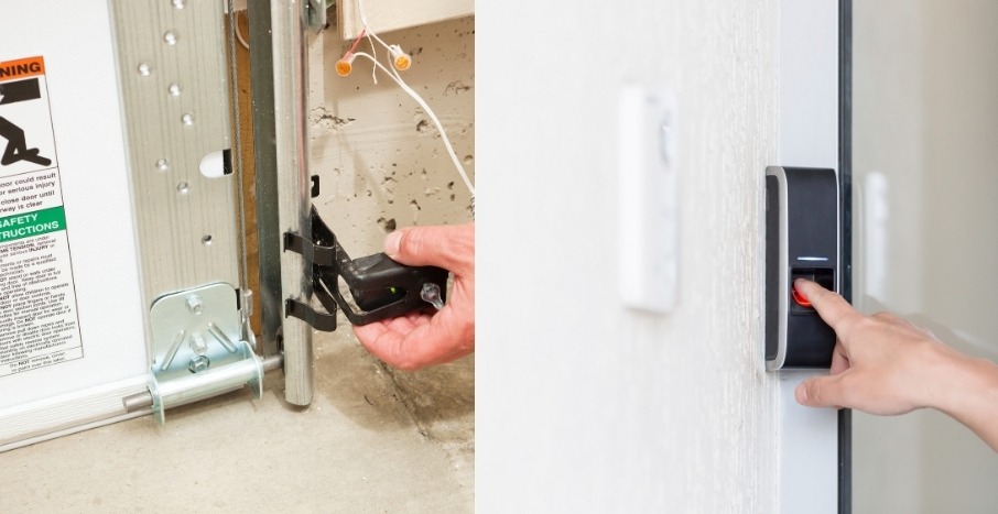 Secure restaurant with IoT surveillance and biometric access system