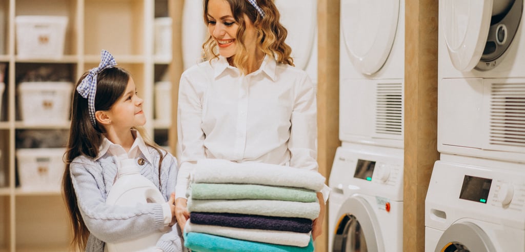 doing laundry