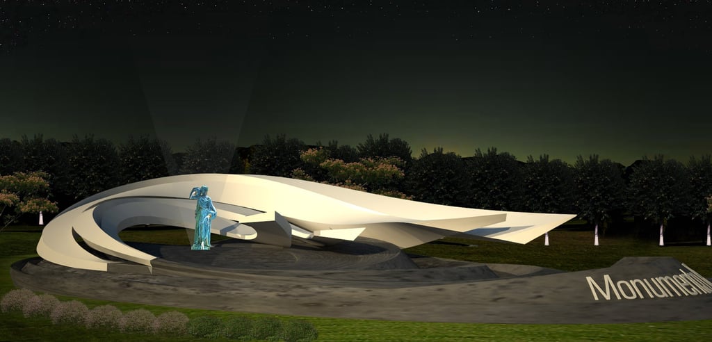 La Gota del Cantaro Installation, Urban Sculpture