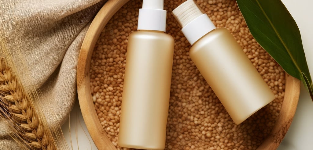 DIY shimmer body oil