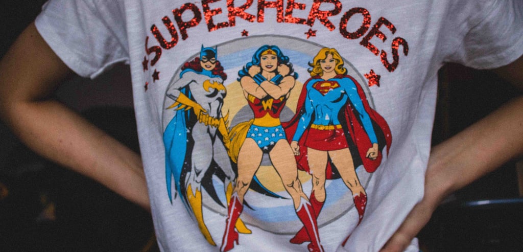 cotton super heroes t-shirts