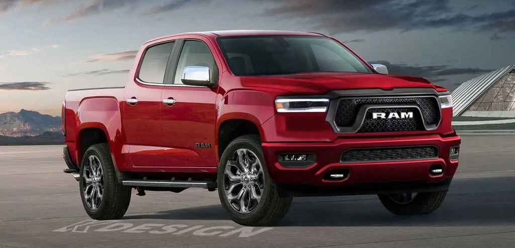 RAm Dakota vermelha