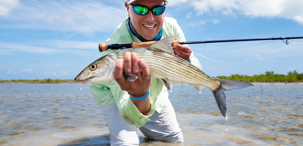 Fly fishing Cozumel
