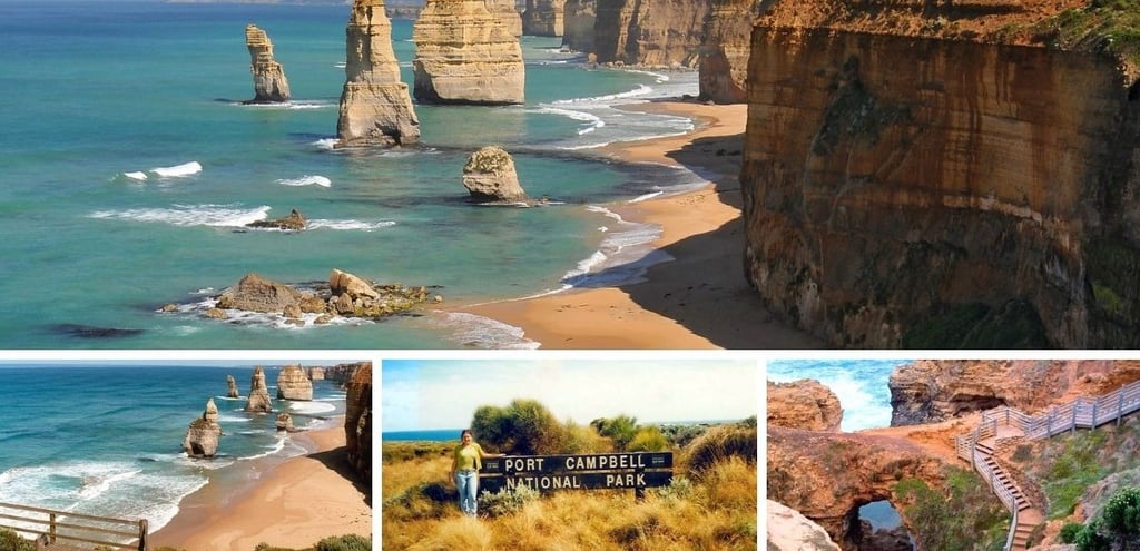 Paisagem das Falésias dos 12 Apóstolos em Melbourne, Austrália