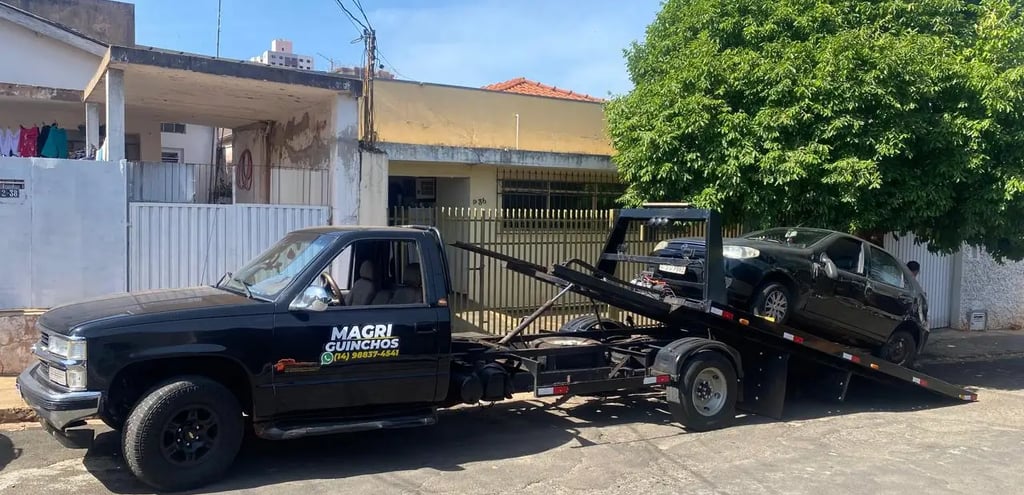 Atendimento de guincho 24 horas em Bauru para emergências e panes